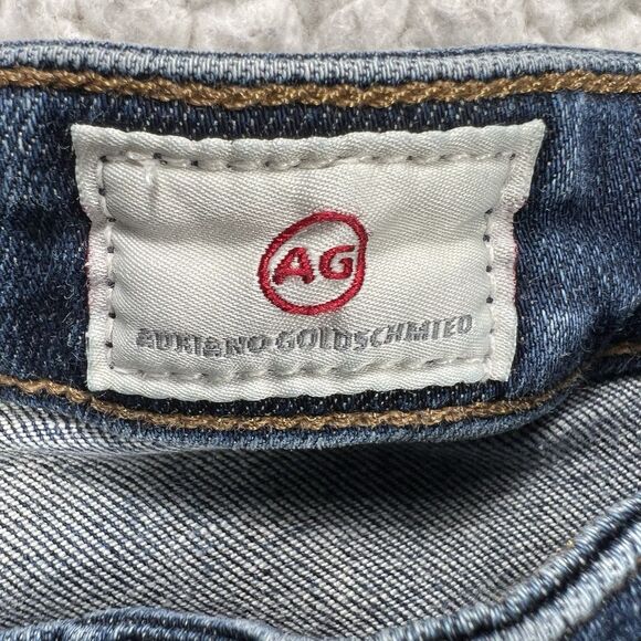 AG Adriano Goldschmied Jeans The Stilt Cigarette Leg Women’s 26R Distressed - Picture 9 of 15